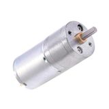 12V 25mm 12 RPM Redüktörlü DC Motor