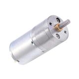 12V 25mm 60 RPM Redüktörlü DC Motor