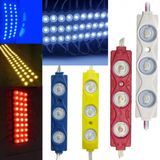 12V 3 Ledli Mercekli Modül Led Renkli 1.5W (1 Adet)
