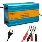 12V 30A Akü Şarj Cihazı, Jel ve Kuru Asitli Akülere Uyumlu, Taşınabilir Şarj Aleti
