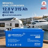 12V 315AH (4032WH) Megacell Lifepo4(Lityum) Batarya / Akü