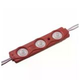 12V 3Lü Modül Led Kırmızı Mercekli Led Dış Ortam Ip67 (12 Volt 2 Watt 80Lm)