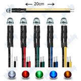 12V 4.8Mm Mantar Led 20 Cm Led Renklerine Göre Kablo Rengi 5 Adet-Yeşil
