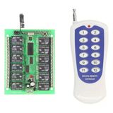 12V 433 Mhz 12 Kanal Kablosuz Rf Röle Modülü Ve Uzaktan Kumanda Seti