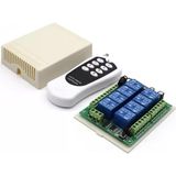 12V 433MHZ 8 Kanallı Kablosuz Kumandalı Rf Alıcılı Röle Modülü (Kutulu)