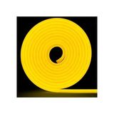 12V 5 Neon LED Şerit Işık | Prize Tak Çalıştır | Anahtarlı Fişli 1.5m Kablo | Esnek Silikonlu LED - Amber