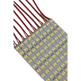 12v 5730 Çift Sıra Alüminyum Çubuk Led 144 Ledli Beyaz 1m