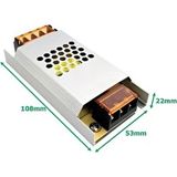 12V 5A Şerit LED Trafosu Adaptör Dönüştürücü Güç Kaynağı - 5 Amper