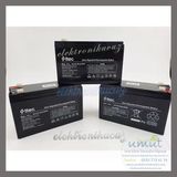 12V 7.0Ah Kuru Bakımsız Akü Ups Aküsü Alarm Aküsü Asansör Aküsü Kuru Tip Bakımsız Gerektirmeyen Kuru Akü