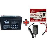 12V 7 Amper Bakımsız Kuru Akü ve Şarj Cihazı