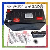 12V 7AH 12 Volt 7AH Amper Kuru Tip Bakimsiz Akü Pil Batarya Enerji Deposu