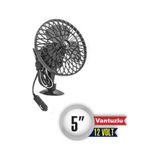 12V Araç İçi Soğutucu Oto Vantilatör Fan 5 İnç Vantuzlu Sabitleme 13cm Serinletici Pervane Çakmaklık Girişli Ayarlanabilir Döner Başlıklı Carub BR6400606