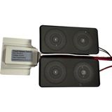12V Bluetooh Dokunmatik Ayna Arkası Sensör Hoparlör - 10 cm - Renkli