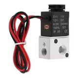 12V Dc 2 Konumlu 3 Yönlü 1/8 İnç Pnömatik Solenoid Valf