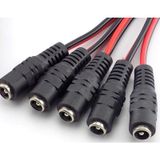 12V DC Dişi Besleme Kamera Kablosu DC Power Adaptör Jak C 25 Adet