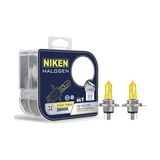 12V H4 60/55W Sarı Işık Ampul, 2800K - 2 Adet - Amber