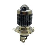 12v H4 Led Ampul 43t Hs1 Mercekli Beyaz-sarı Motosiklet