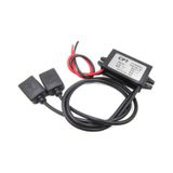 12v İçin 5v 3a 15w Dc Dc Usb Converter Su Geçirmez Araba Uyumlu Konverter Dönüştürücü 040215