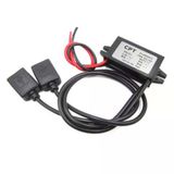 12V için 5V 3A 15W DC DC USB Converter Su Geçirmez Araba Uyumlu Konverter Dönüştürücü