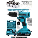 12V Şarjlı Matkap Çelik Şanzıman Bakır Sargılı Akülü Vidalama - Seçenek 1