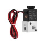 12v Solenoid Vakum Valf- 2 Konumlu 3 Yönlü Pnömatik Valfler Su Hava Gazı Sıcak Elektrik Küresel Vana