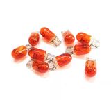 12V T10 W5w Dipsiz Park Gösterge Ampulü 10 Adet Turuncu Dipsiz P N11.557