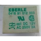 12V Tek Kontak Röle Eberle 0418 91 012 003