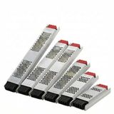 12V Ultra Slim Sessiz Şerit LED Trafosu - Cata Metal Kasa İnce Tasarım Klemensli Adaptör (5A / 12.5A / 17A / 21A / 30A Seçenekleri), IP20 İç Mekan (30 Amper)