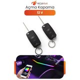 12V Uzaktan Kumandalı Açma Kapama Modülü Universal Araç Kontrol Sistemi Seti T-118