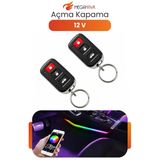 12V Uzaktan Kumandalı Açma Kapama Modülü Universal Araç Kontrol Sistemi Seti T-264