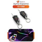 12V Uzaktan Kumandalı Açma Kapama Modülü Universal Araç Kontrol Sistemi Seti T-647