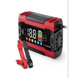12V/8A Pulse Onarım Modlu Akü Şarj Cihazı Dijital Göstergeli Akıllı Akım Korumalı - Kış/Yaz