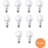 12w Bulb Led Ampul 3200k Sarı Işık 10 Adet