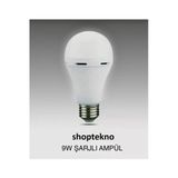 12W Şarjlı Led Ampul 6-8 Saat