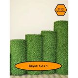 1,2x1 Metre Çim Çit, Bahçe Çiti, Dekoratif Telli Çit, Yapay Çim Çit
