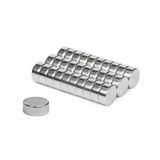 Ø12x5 Mm Neodyum Mıknatıs - Çap 12 Mm, Kalınlık 5 Mm - Yuvarlak Güçlü Mıknatıs 10 Adet