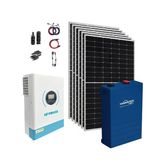13.000 Watt Büyük Bağ Evi Solar Paketi 415W Güneş Paneli 6,2Kva İnverter 5Kw Lityum Akü