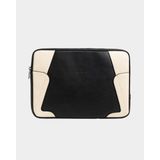 13-14 inç Laptop Kılıfı, Siyah ve Bej, Su Dayanıklı, İnce ve Hafif Tasarım, 35 x 25 x 2.5 cm (Siyah-BEJ)