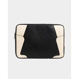 13-14 inç Laptop Kılıfı, Siyah ve Bej, Su Dayanıklı, İnce ve Hafif Tasarım, 35 x 25 x 2.5 cm (Siyah-BEJ)