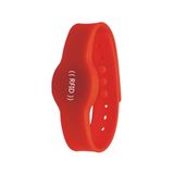 13.56Mhz Rfid Manyetik Bileklik Kırmızı Su Geçirmez Silikon Proximity Göstergeç 13.56 Mhz Kapı Geçiş DVM.101.539