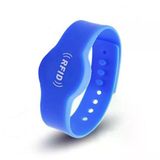 13.56Mhz Rfid Manyetik Bileklik Mavi Su Geçirmez Silikon Proximity Göstergeç 13.56 Mhz Kapı Geçiş Personel Takip Depo Havuz Iso1443-3A