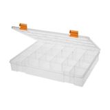 13 Bölmeli Organizer Kutu - Ayarlanabilir Bölmeli Şeffaf Saklama ve Düzenleme Kutusu, Takı, Boncuk, Vida, Hobi ve Küçük Parçalar Için Kapaklı Organizer - 001-Renkli