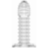 13 cm Kabartmalı Güçlü Uyarıcı Dildo Uzatmalı Penis Kılıfı