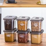 1,3 Litre 6 Lı Etiketli Saklama Kabı Bakliyat Saklama Kabı Erzak Saklama Kabı Seti - standart