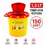 1,3 LT TIBBİ ATIK KUTUSU 150 ADET
