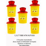 1,3 Lt Tıbbi Atık Kutusu 5'li