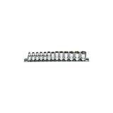 13 Parça 1/4" 6 Köşe Lokma Anahtar Takımı (Raylı)