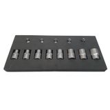 13 Parça 1/4 Ve 1/2 E Lokma Takımı Dişi Torx