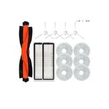 13 Parça Mi Vacuum Mop X10 Plus / X20 Plus-S10 Plus / S20 Plus Robot Süpürge 1 Ana Fırça,2 Hepa Filtre,4 Yan Fırça,6 Mop Paspas Bez Yedek Parça Aksesuar Seti