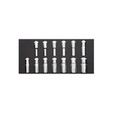 13 Pc,1/2"6 Kose Derin Lokma Anahtar Takimi/Evali